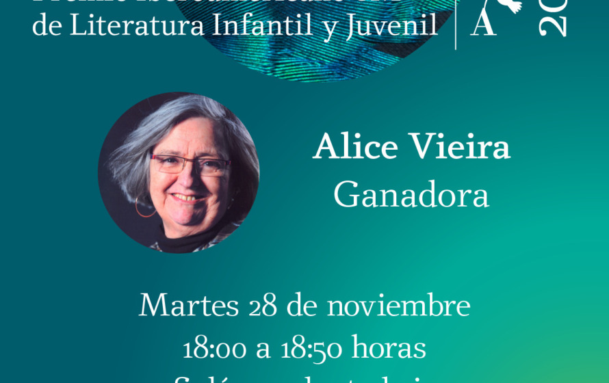 Alice de Jesús Vieira recibe el XIX Premio Iberoamericano SM de Literatura Infantil y Juvenil